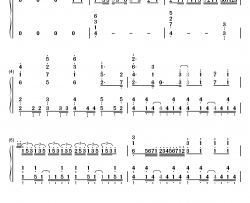 Over and Over钢琴简谱-数字双手-やなぎなぎ