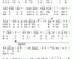 阿妈的酥油灯简谱(歌词)-谭维维演唱-秋叶起舞记谱