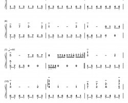 人鬼情未了钢琴简谱-数字双手-理查德·克莱德曼