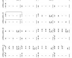 Simian Dawn钢琴简谱-数字双手-Ndemic Creations