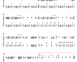 Trouble is a friend钢琴简谱-数字双手-lenka