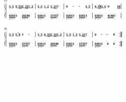 在那遥远的地方钢琴简谱-数字双手-王洛宾