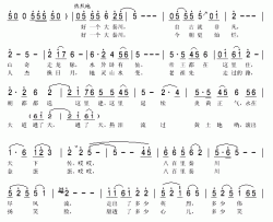 放歌大秦川简谱(歌词)-胡润华演唱-秋叶起舞记谱