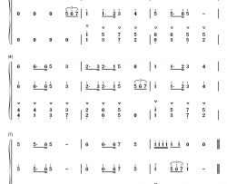 请吃红小豆吧片头曲钢琴简谱-数字双手-红小豆