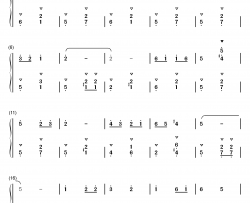 济公活佛钢琴简谱-数字双手-金复载