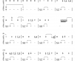 The Beginning钢琴简谱-数字双手-Ryan Arcand