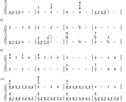 lost my pieces钢琴简谱-数字双手-未知