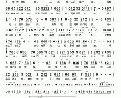 猎户座简谱(歌词)-河静静演唱-桃李醉春风记谱