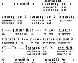 丰收中国简谱(歌词)-王二妮演唱-秋叶起舞记谱上传