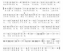 闻名简谱(歌词)-冷漠演唱-桃李醉春风记谱