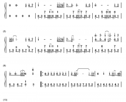 不要离开钢琴简谱-数字双手-Tara