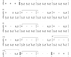 欢颜钢琴简谱-数字双手-齐豫