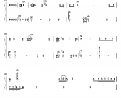 海がきこえる钢琴简谱-数字双手-永田茂