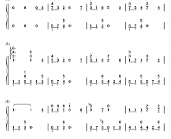 花之歌钢琴简谱-数字双手-兰格