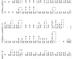 町かどタンジェント钢琴简谱-数字双手-小原好美 鬼头明里