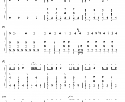 普通DISCO钢琴简谱-数字双手-洛天依 言和