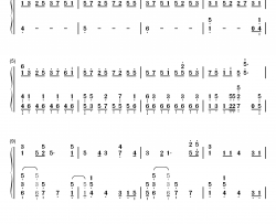 蒼い炎钢琴简谱-数字双手-ITOWOKASHI