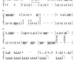 梁祝钢琴简谱-数字双手-陈钢