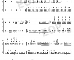 Resister钢琴简谱-数字双手-ASCA