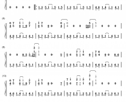 The Blower's Daughter钢琴简谱-数字双手-Damien Rice