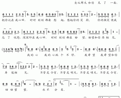 不论今宵或明天简谱(歌词)-邓丽君演唱-王wzh曲谱