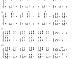 アウターサイエンス钢琴简谱-数字双手-IA