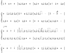 苍月のティアラ钢琴简谱-数字双手-Active Planets