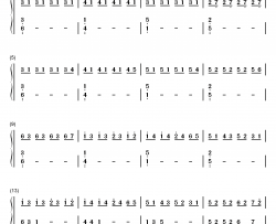 Dusk原版钢琴简谱-数字双手-Peter Jeremias