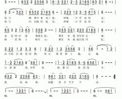 富饶的故乡简谱(歌词)-豪图演唱