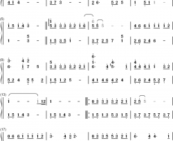 有生之年钢琴简谱-数字双手-庄心妍