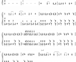 Anicca钢琴简谱-数字双手-原田瞳