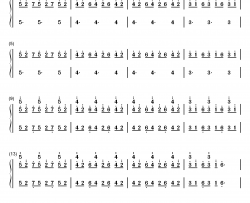 Clocks钢琴简谱-数字双手-马克西姆