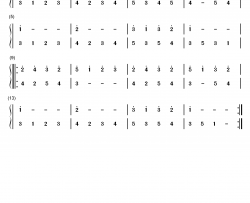 练习曲22钢琴简谱-数字双手-EOP团队