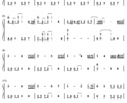 告白之夜钢琴简谱-数字双手 -AYASA