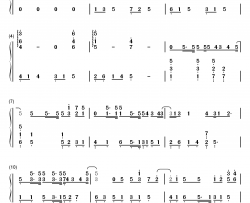 月花 Acoustic Ver.钢琴简谱-数字双手-中西亮辅