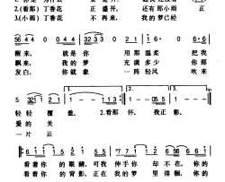 丁香雨简谱-刘欢演唱