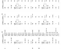 Signal钢琴简谱-数字双手-TK from 凛として时雨