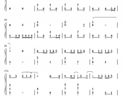 绅士钢琴简谱-数字双手-薛之谦