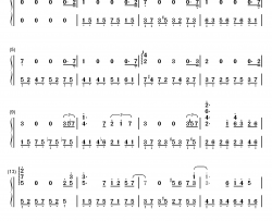 半夜热醒钢琴简谱-数字双手-初学者