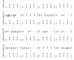 丑小鸭钢琴简谱-数字双手-儿歌