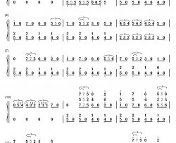 やってみよう钢琴简谱-数字双手-川田瑠夏