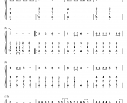 白龙马钢琴简谱-数字双手-肖白