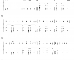 24钢琴简谱-数字双手-Lana Del Rey