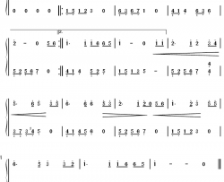 萍聚钢琴简谱-数字双手-李翊君 孙建平