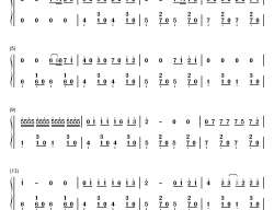 我想我不够好钢琴简谱-数字双手-单色凌