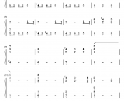 Lit钢琴简谱-数字双手-牛尾宪辅