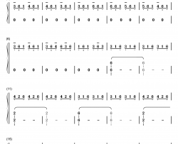 Erwins Speech钢琴简谱-数字双手-泽野弘之