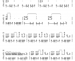 Hop钢琴简谱-数字双手-Azis