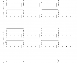 辐射4主题曲钢琴简谱-数字双手-Inon Zur