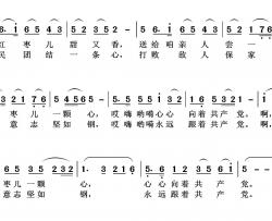 大红枣儿甜又香简谱(歌词)-王wzh曲谱